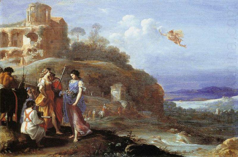 Cornelis van Poelenburch Mercury and Herse oil painting picture